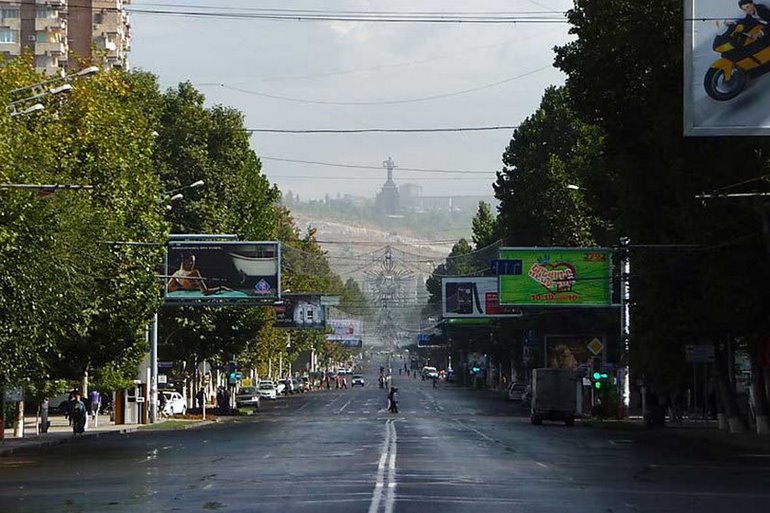 خیابان ماشتوتس در جاهای دیدنی ارمنستان