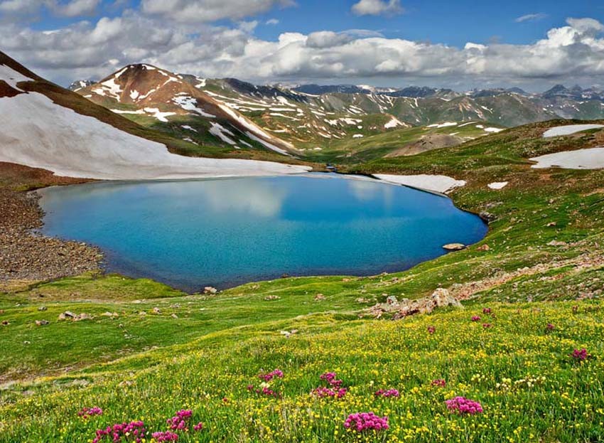 دریاچه کوه گل در جاهای دیدنی یاسوج