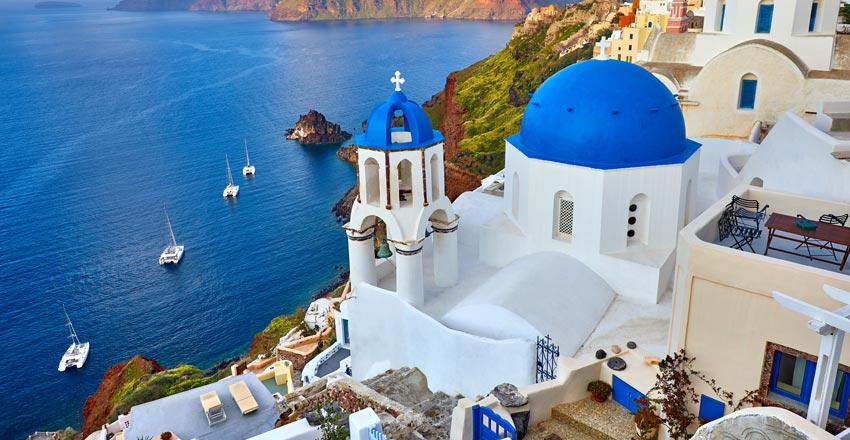 5 نکته درباره جزیره سانتورینی یونان | سفر به یونان | مجله علی بابا