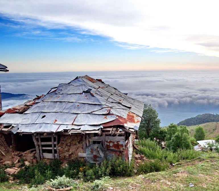 خونه های روستای کوچک