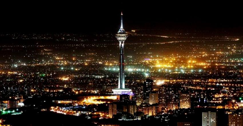 جاهای دیدنی تهران در شب