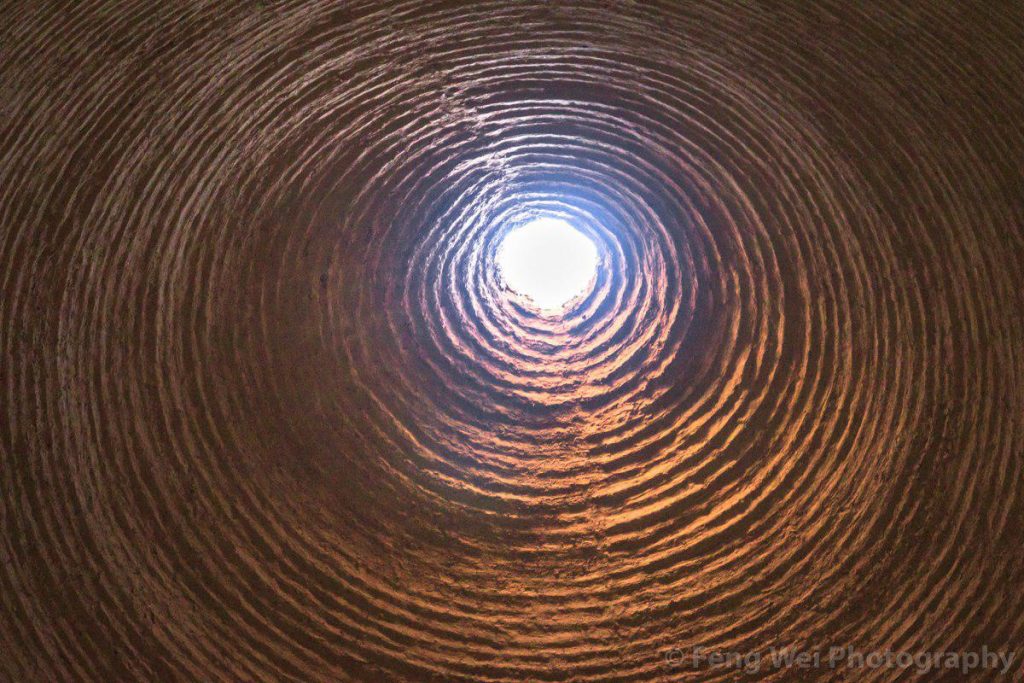 نمایی از داخل یخچالهای میبد