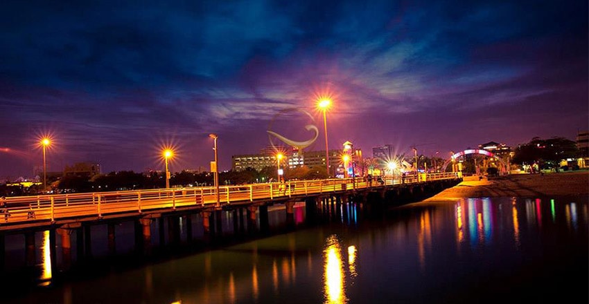 جاهای دیدنی کیش در شب