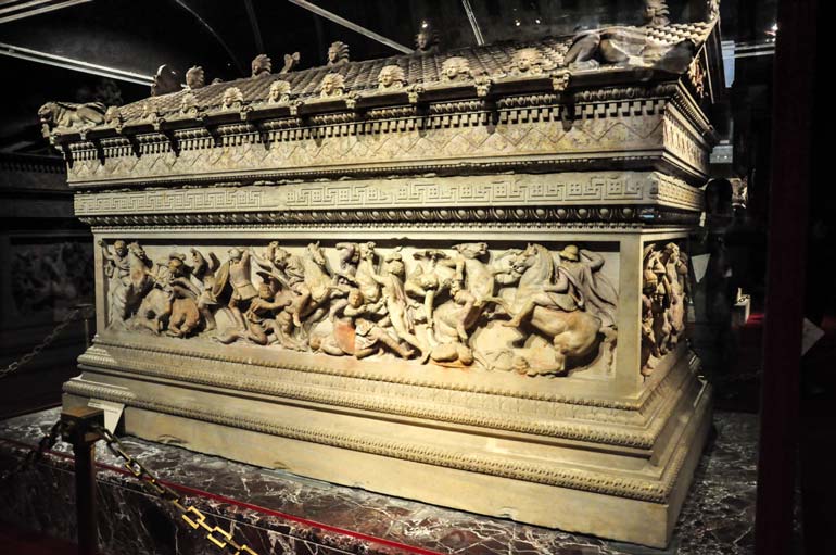 تابوت‌های پادشاهی در موزه باستان شناسی استانبول