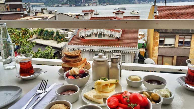 صبحانه های محله ببک استانبول