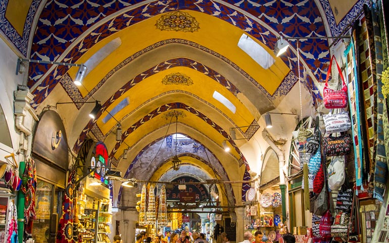 درباره معماری بازار استانبول