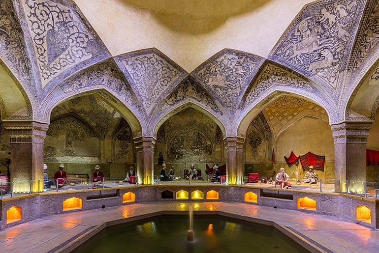 حمام وکیل در سفر به شیراز