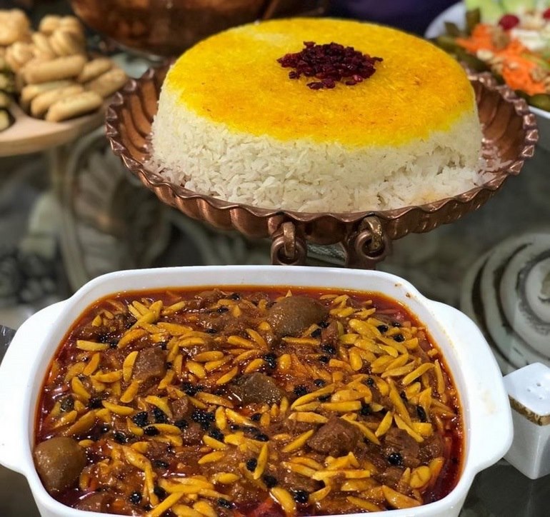 خورشت خلال از غذاهای سنتی کرمانشاه
