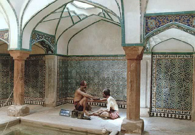 حمام تاریخی اوچدکان جاهای تاریخی اردبیل