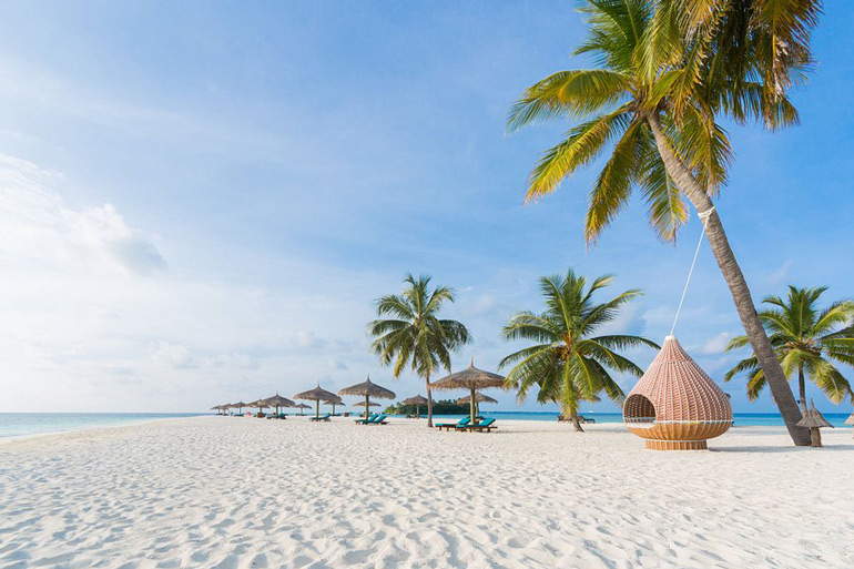 5. ساحل ولیگاندو Veligandu از خوش‌قیمت‌ترین‌های سواحل مالدیو