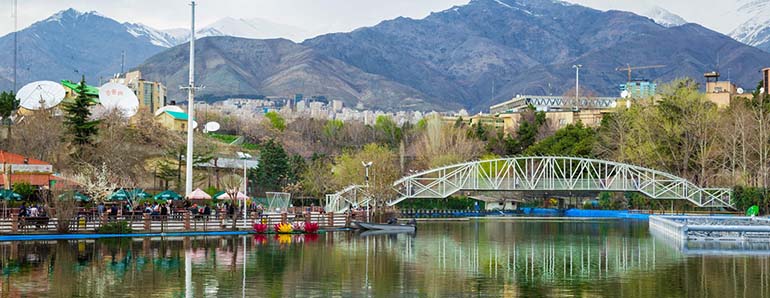 پارک یا بوستان ملت، یکی از جاهای دیدنی تهران در کرونا