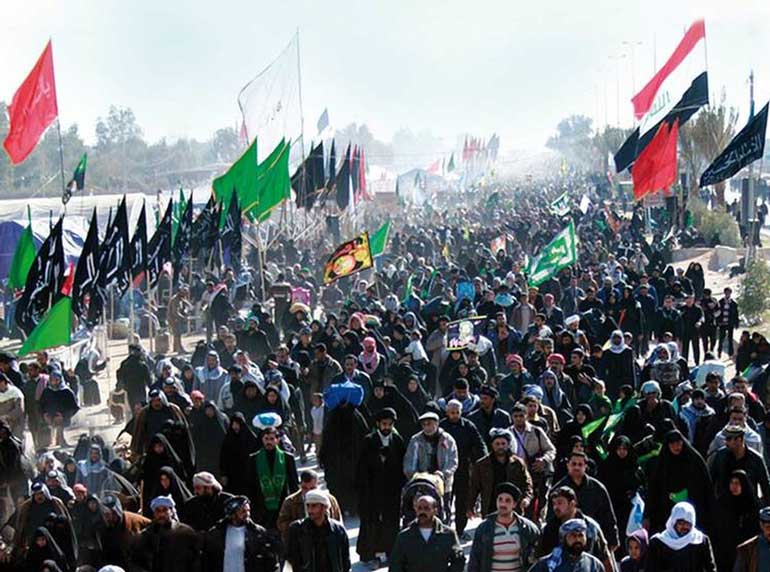 مرز مهران برای پیاده روی اربعین 1400
