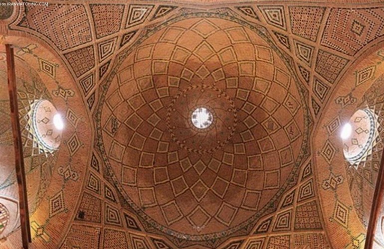 سقف کاروانسرای سعدالسلطنه