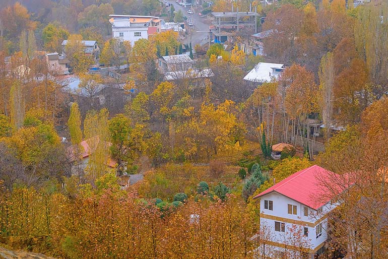 خانه های روستایی منطقه