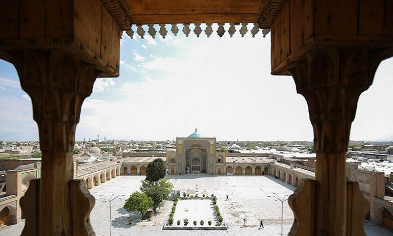 معماری مسجد بزرگ قزوین