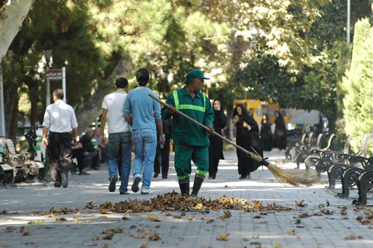 طبیعت زیبای پارک