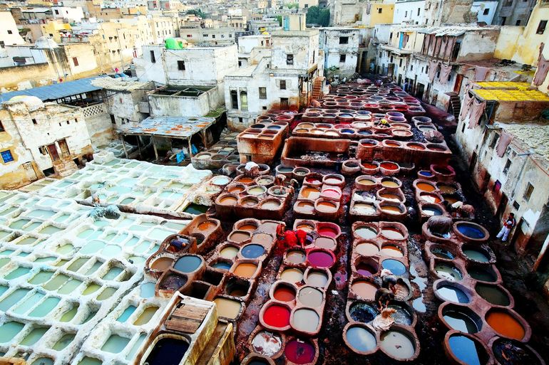 the chouara tannery in fes mc1cb87