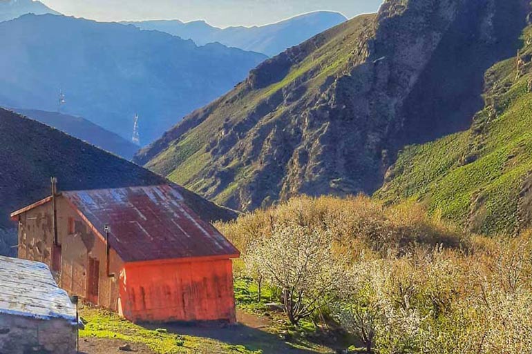 طبیعت روستای سنگان