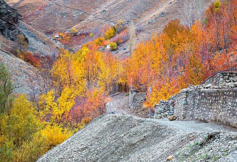 کوه های روستای آهار