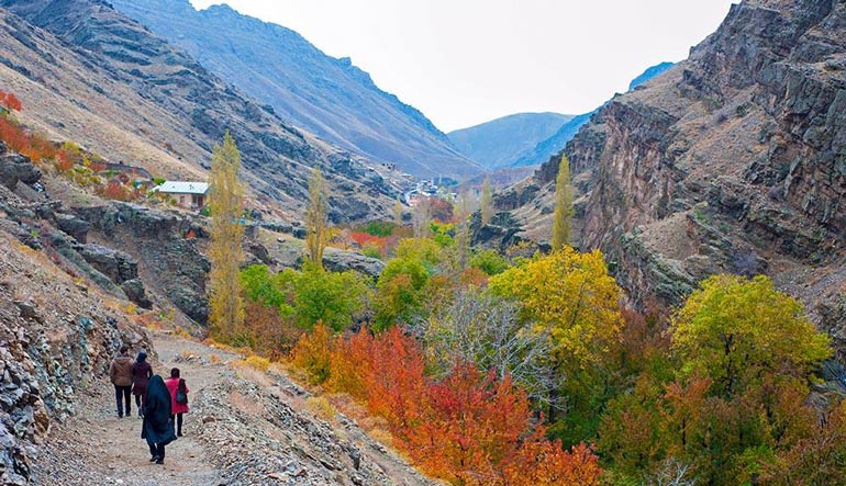 جاذبه های روستای سنگان