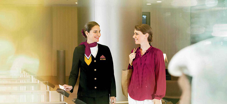 سرویس المها در فرودگاه قطر