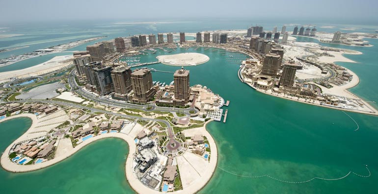 ساحل جزیره مروارید قطر