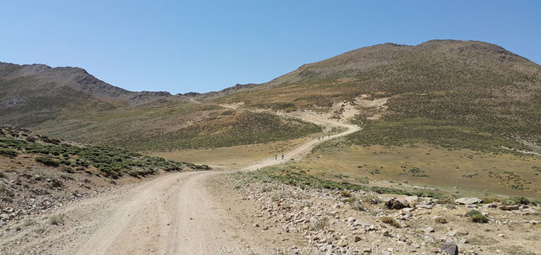 مسیر دسترسی روستای کندوان
