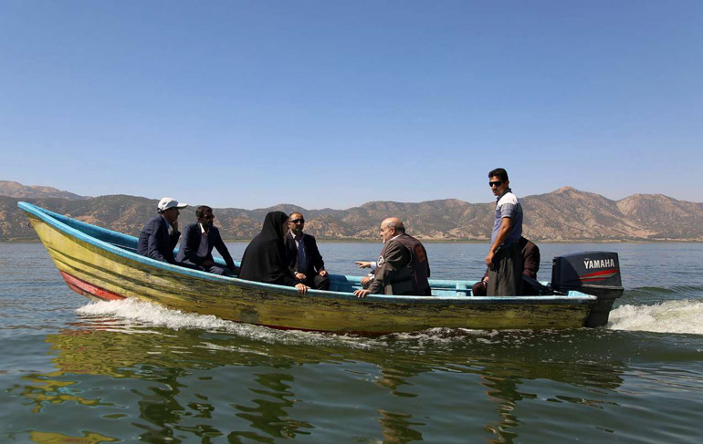 قایق سورای در دریاچه چورت