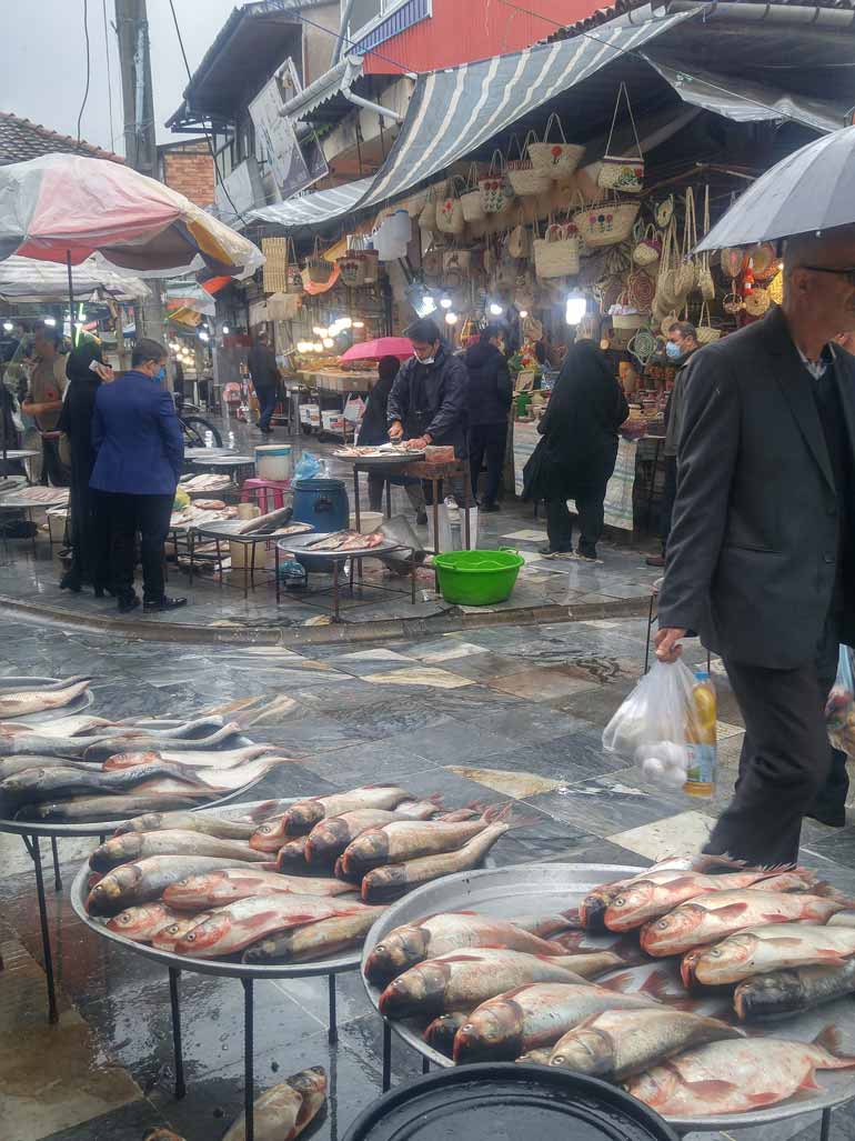بازار ماهی‌فروشان لنگرود