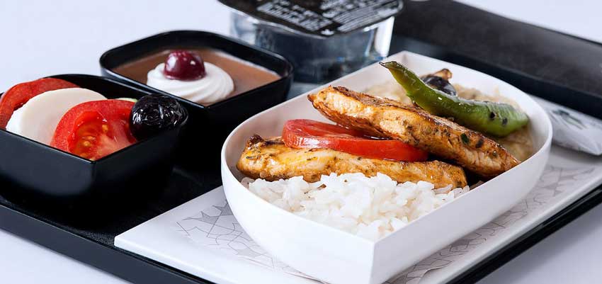 غذای کلاس اکونومی ترکیش